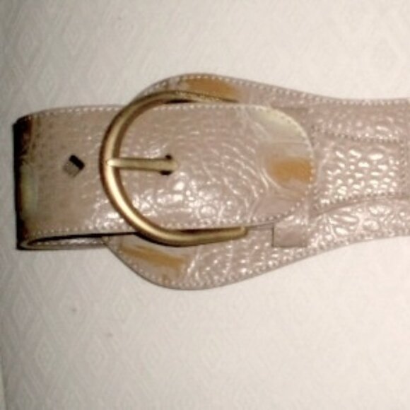 Vintage Corset Belt brushed brass buckle wide - Picture 1 of 5